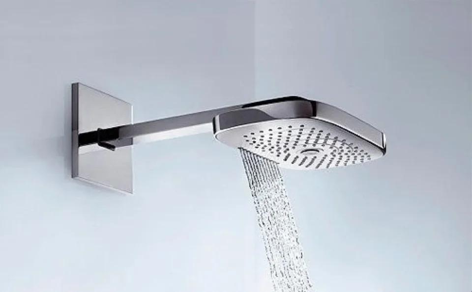 Hansgrohe Raindance E 300 3 Jet Shower Head & Arm 300x190mm Chrome) - Image 2