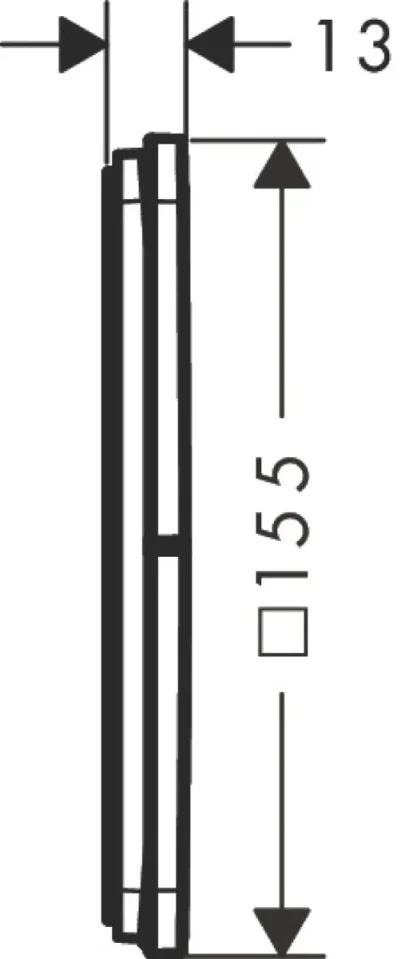 Hansgrohe Showersel.com.q Valve 3 Consum.chr Chrome - Image 2