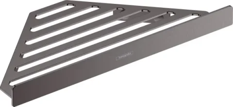 Hansgrohe Addstoris Corner Basket Bbc Brushed Black Chrome detail view - Image 3