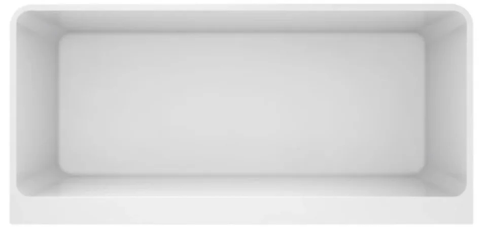 Cubico Milano 1680 X 800 Freestanding Bath With Tap Ledge Inc Waste - Image 2