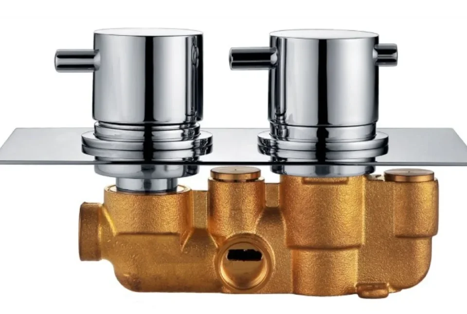 Cubico Vogue Dual Round Control Concealed Valve Cvc01 (single Outlet) - Image 2