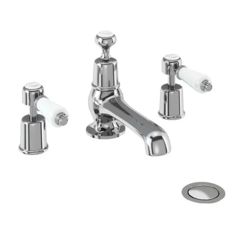 Burlington Quarter Turn 3th Tap With Pop Chrome detail view - Image 1