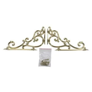 Burlington Medium Ornate Brackets Gold (pair)