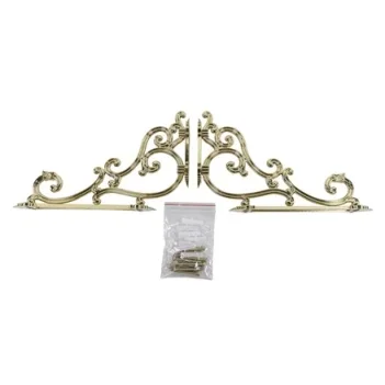 Burlington Medium Ornate Brackets Gold (pair)