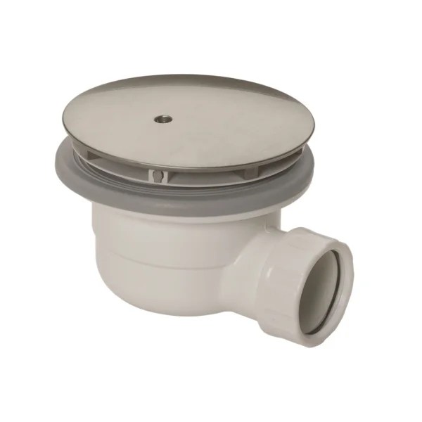 Burlington High Flow Shower Waste Brushed Nickel