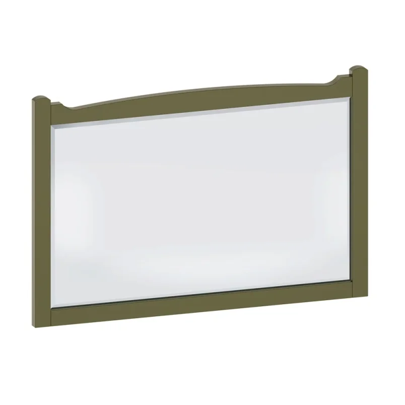Burlington Guild Mirror 850mm Carlyle Green detail view - Image 1