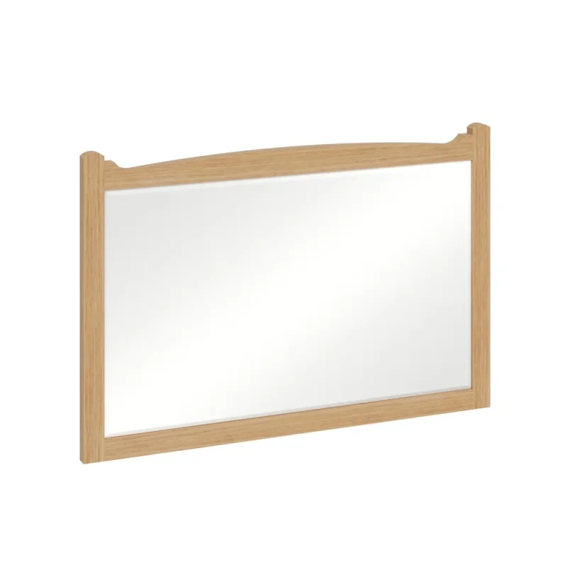 Burlington Guild Mirror 850mm Light Oak detail view - Image 1
