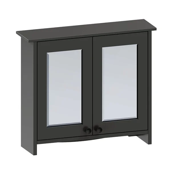 Burlington Guild Mirror Cabinet 650mm Ashbee Grey