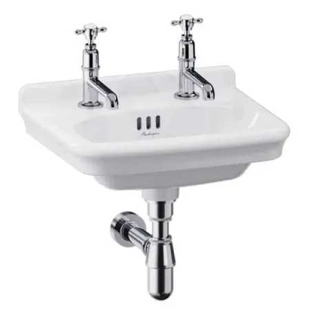 Burlington Guild Cloakroom Basin 450mm 2th White