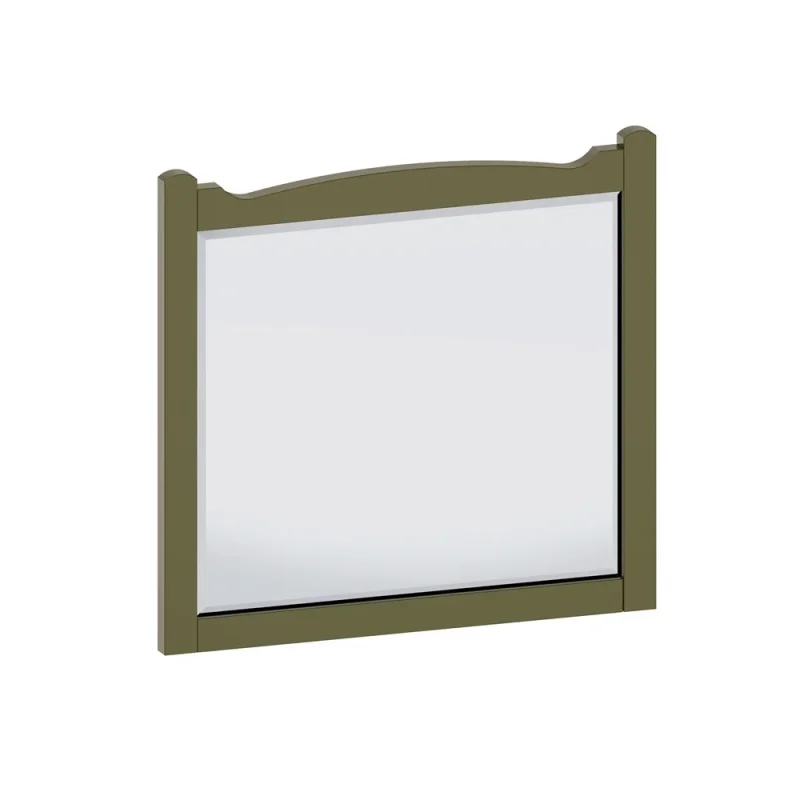 Burlington Guild Mirror 600mm Carlyle Green detail view - Image 1