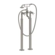 Burlington Guild Bath Stand Pipes Brushed Nickel