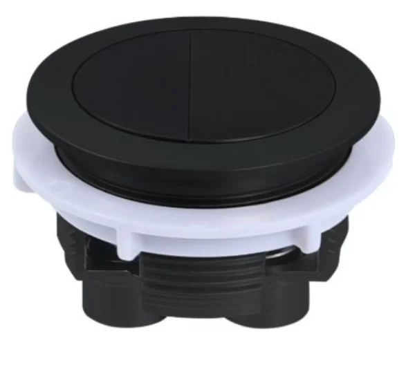 Cubico Push Button Matt Black For Frazenda Cc, Ambiente Cc, ,luxor Cc,oracle Cc And Zodiac Cc