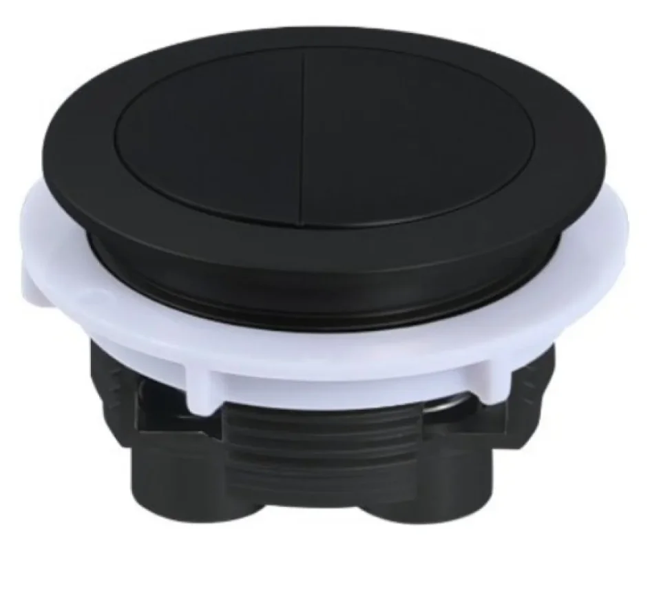 Cubico Push Button Matt Black For Frazenda Cc, Ambiente Cc, ,luxor Cc,oracle Cc And Zodiac Cc - Image 1