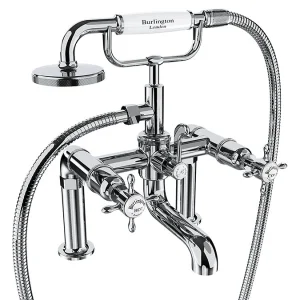 Burlington Guild Bath Shower Mixer Deck Mounted Chrome