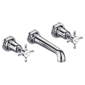 Burlington Guild Bath 3th Set Wall Mounted Chrome