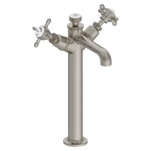 Burlington Guild Basin Tall Mono Deck Mounted Brushed Nickel