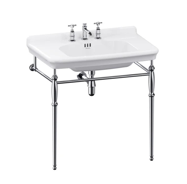 Burlington Guild Basin Stand 85cm Chrome
