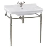 Burlington Guild Basin Stand 85cm Brushed Nickel