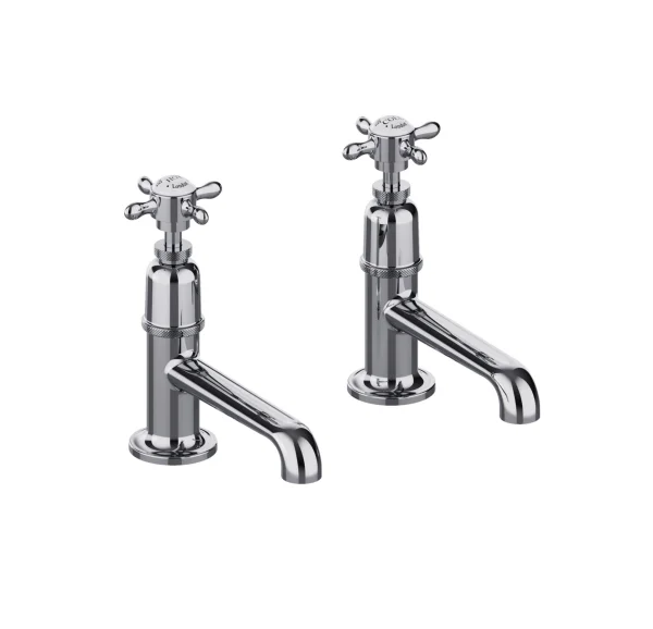 Burlington Guild Basin Pillar Tap (long Nose) Chrome