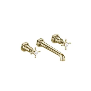 Burlington Guild Basin 3th Set Wall Mounted Gold