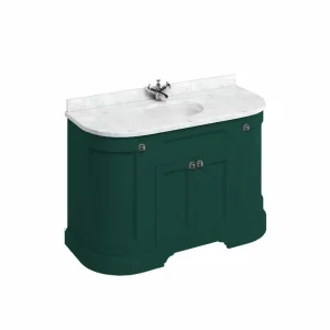 Burlington Furniture Door Unit & 2 Round Corner Units Matt Green
