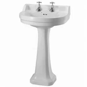 Burlington Edwardian Round Basin 560mm 2th