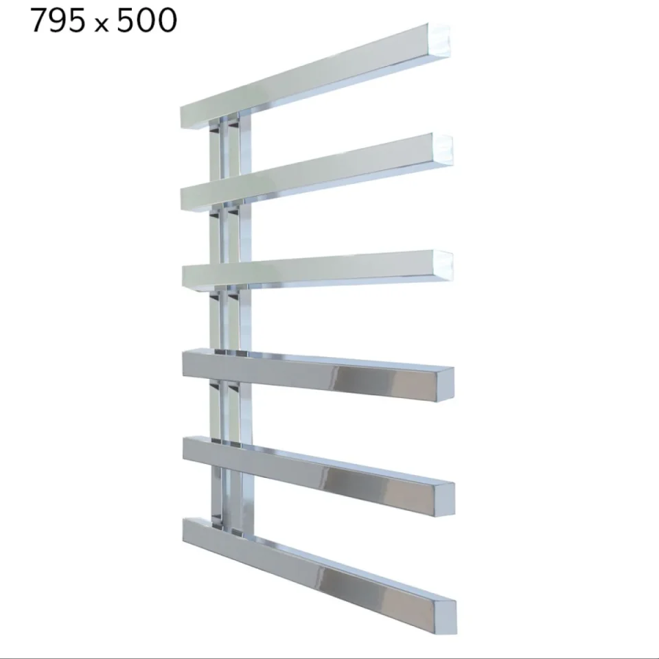Towelrads Soho Towel Rail 795x500 Chrome - Image 1