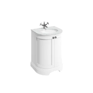 Burlington Curved 650 Top Upstand Carrara