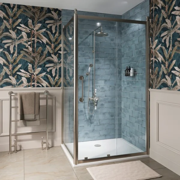 Burlington Classique Sliding Door 1400 Brushed Nickel