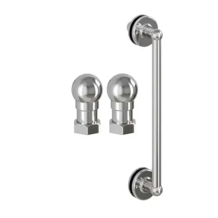 Burlington Classique 1850 Handle And Profile Finial Chrome