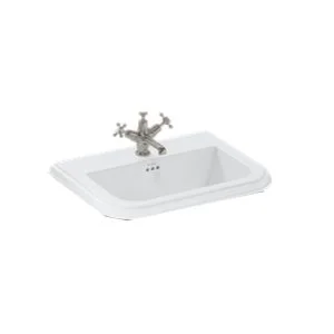 Burlington Chalfont Ceramic Basin 650mm 1 Tap Hole