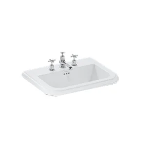 Burlington Chalfont Ceramic Basin 650mm 3 Tap Hole