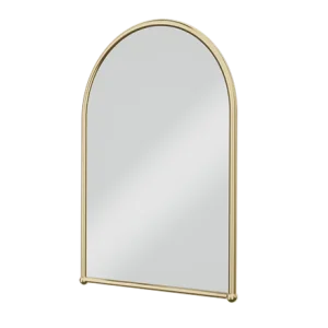 Burlington A9 Arched Gold Framed Mirror 500 X 700mm