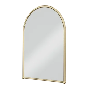Burlington A9 Arched Gold Framed Mirror 500 X 700mm