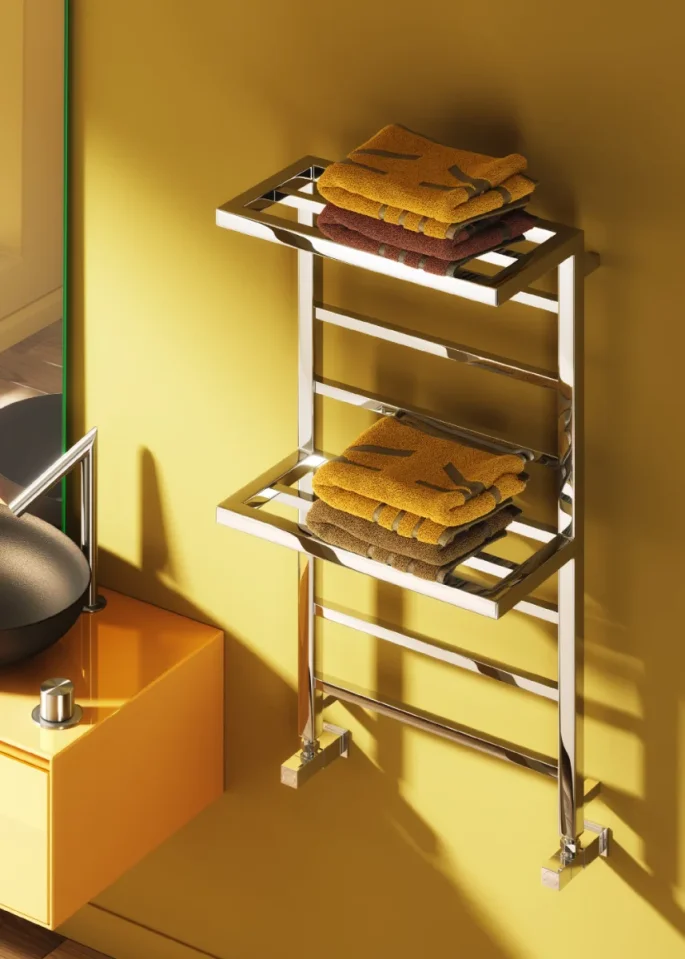 Reina Elvina 2 1000 X 500 Chrome Designer Radiator detail view - Image 1