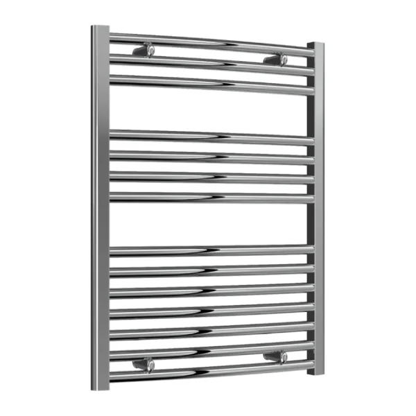 Reina Diva 600 X 800 Towel Radiator Chrome Curved