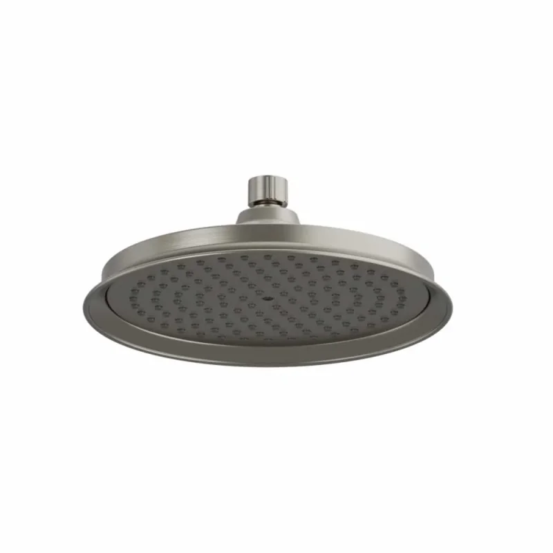 Burlington 9'' Abs Air Round Rain Shower Head Brushed Nickel detail view - Image 1