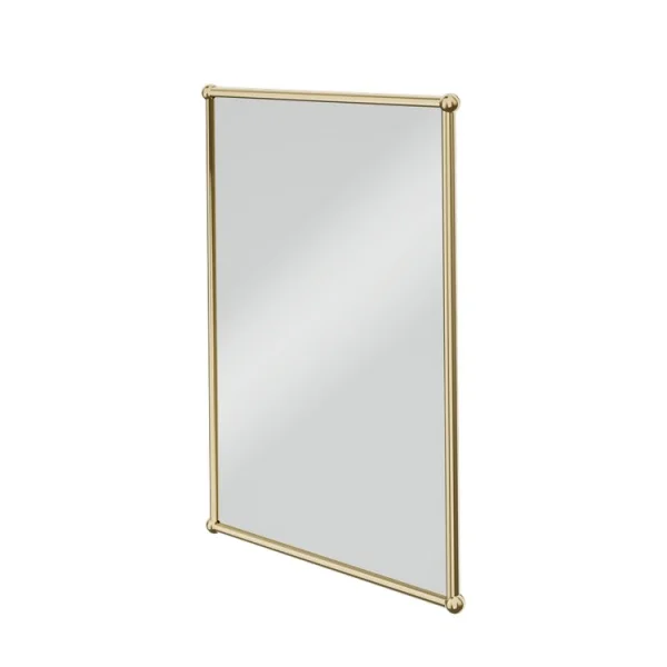Burlington A11 Rectangular Gold Framed Mirror 500 X 700mm
