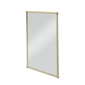 Burlington A11 Rectangular Gold Framed Mirror 500 X 700mm