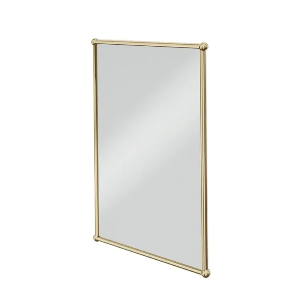 Burlington A11 Rectangular Gold Framed Mirror 500 X 700mm detail view - Image 1