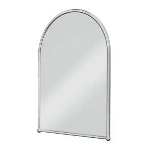 Burlington A9 Arched Brushed Nickel Framed Mirror 500 X 700mm