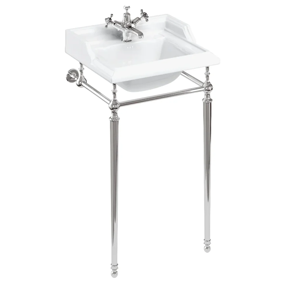 Burlington 500 Wash Stand With Chrome detail view - Image 1