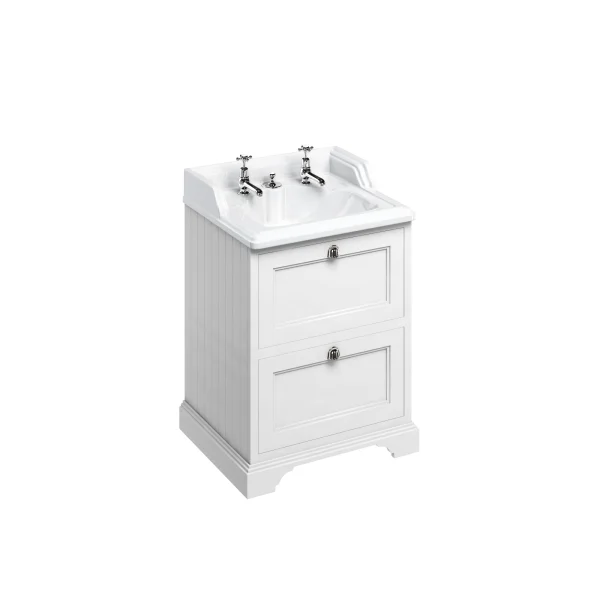 Burlington 600 Freestanding Basin unit with drawers