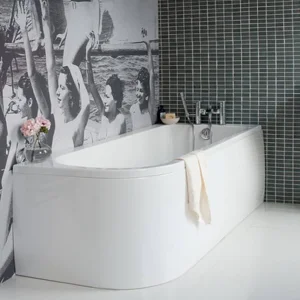 Britton Viride 1700 X 750mm Right Hand Offset Bath