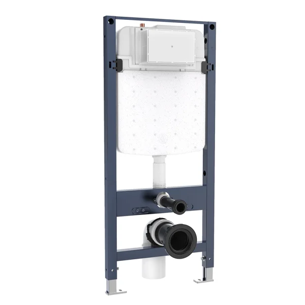Britton Slim Depth Wc Support Frame 1.12m Height (with Dual Flush Concealed Cistern & Installation Kit)
