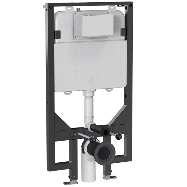 Britton Slim Depth Wc Support Frame 1.14m Height (with Dual Flush Concealed Cistern & Installation Kit)