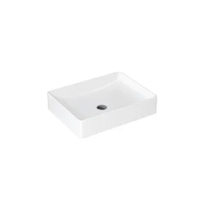 Britton Shoreditch Quad Countertop Basin No Tap Hole White