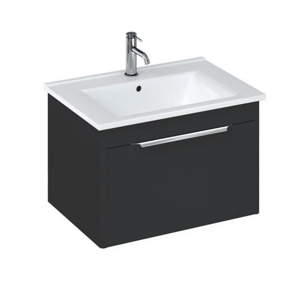 Britton Shoreditch Single Drawer Unit 650mm Matt Grey