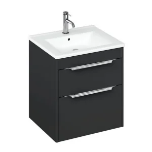 Britton Shoreditch Double Drawer Unit 550mm Matt Grey