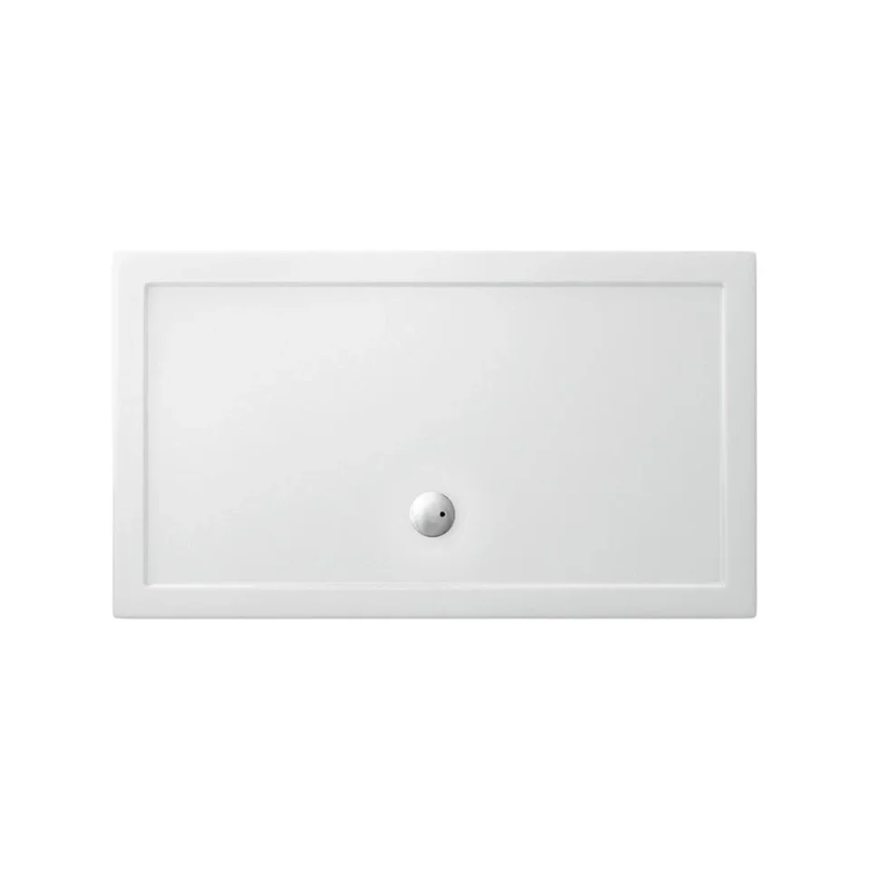 Britton Rectangular Shower Tray 800 X 1400mm detail view - Image 1